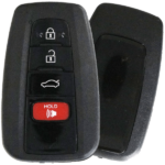 UrbanX Aftermarket Replacement 2019-2020 Toyota Avalon Key Fob – FCC: HYQ14FBE-0410 – PN: 8990H07010 – 4 Button
