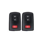 UrbanX (2-Pack) Replacement 2020-2021 Toyota 4Runner Key Fob – FCC: HYQ14FBA – PN: 89904-0E092, 89904-0E091, 89904-60J70, 89904-0E090 – 3 Button - Image 2