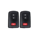 UrbanX (2-Pack) Replacement 2020 Toyota 4Runner Key Fob – FCC: HYQ14FBA – PN: 89904-0E092, 89904-0E091, 89904-60J70, 89904-0E090 – 3 Button - Image 3