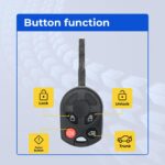 UrbanX Replacement 2020 Ford Transit Van Key Fob – FCC: OUCD6000022, 164-R8126 – PN: 164-R8126 – 4 Button - Image 4