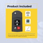 UrbanX Replacement 2005 Mazda Rx-8 Key Fob – FCC: KPU41788 – PN: 4238A-41524 – 4 Button - Image 7