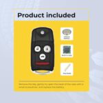 UrbanX Replacement 2012 Acura Tsx Key Fob Remote FCC: MLBHLIK-1T, MLBHLIK1T PN: 35113-TK4-A00 4Btn - Image 7