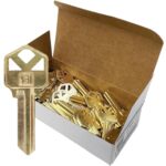 UrbanX Replacement KW1 Uncut Brass Key Blanks (200 Pack) – Fcc: Not found – Pn: Not found