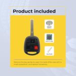 UrbanX Replacement 2004 Lexus GX470 Key Fob – FCC: HYQ1512V, 2AOKM-LXV1 – PN: 89070-60801, 8907060801 – 3 Button - Image 7