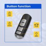 UrbanX Replacement 2017-2019 Mazda Cx-5 Key Fob – FCC: WAZSKE13D02 – PN: TK52-67-5DY, TK52675DY – 4 Button - Image 5