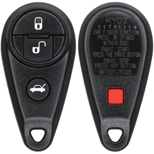 UrbanX Aftermarket Replacement Key Fob – FCC: CWTWB1U819 – PN: 88036-FG030 – 4 Button