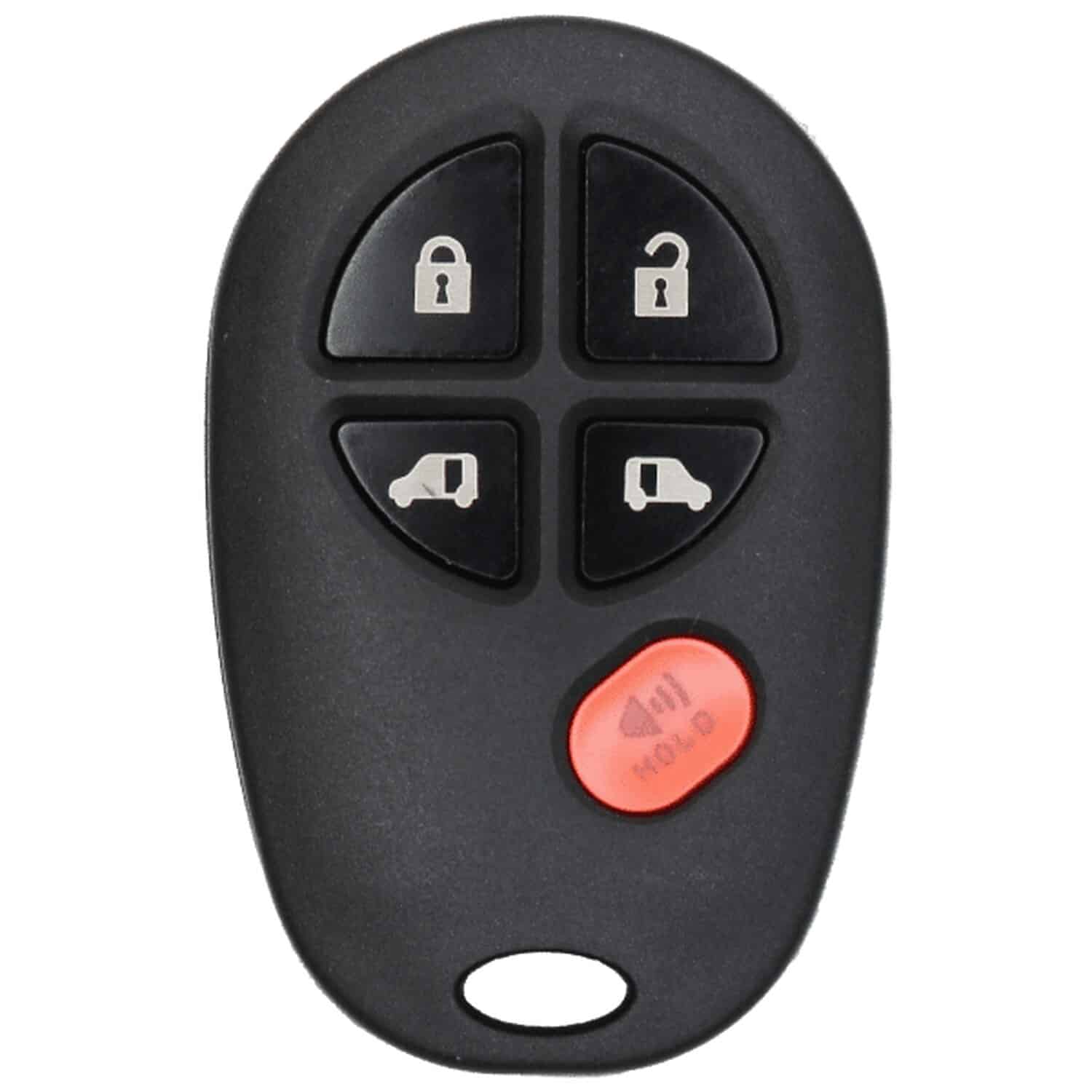 UrbanX Aftermarket Replacement 2004-2020 Toyota Sienna Key Fob – FCC: GQ43VT20T – PN: 89742-AE030 – 5 Button UrbanX Aftermarket Replacement 2004-2020 Toyota Sienna Key Fob – FCC: GQ43VT20T – PN: 89742-AE030 – 5 Button - Image 1