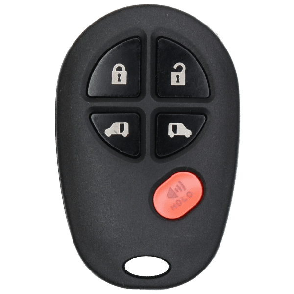 UrbanX Aftermarket Replacement 2004-2020 Toyota Sienna Key Fob – FCC: GQ43VT20T – PN: 89742-AE030 – 5 Button