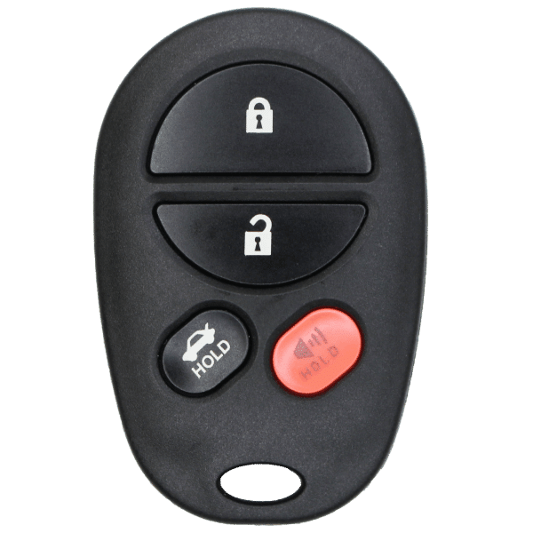 UrbanX Aftermarket Replacement Key Fob – FCC: GQ43VT20T – PN: 89742-07020 – 4 Button