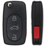 UrbanX Aftermarket Replacement Key Fob – FCC: MYT8Z0837231 – PN: 4D0837231M – 4 Button