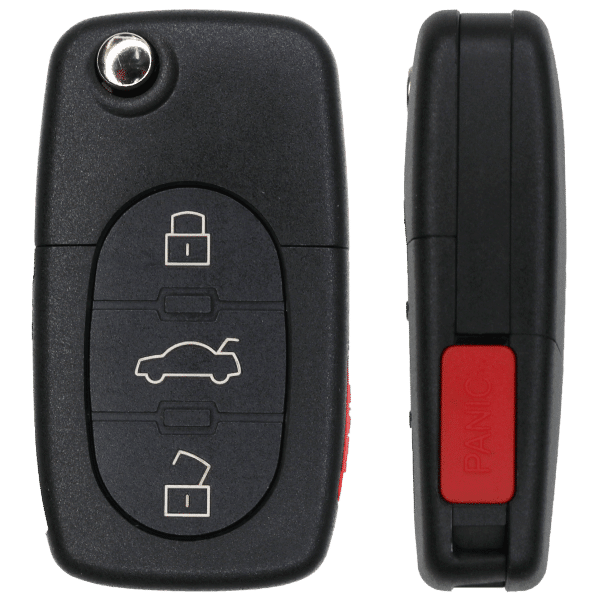 UrbanX Aftermarket Replacement Key Fob – FCC: MYT8Z0837231 – PN: 4D0837231M – 4 Button