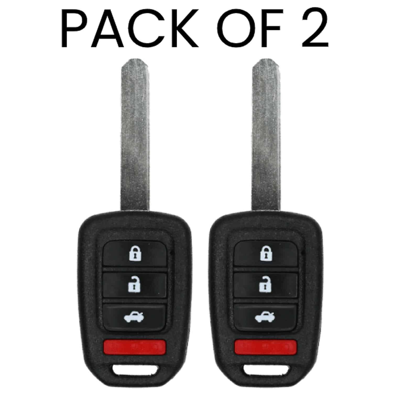 UrbanX Aftermarket Replacement Key Fob – FCC: MLBHLIK6-1TA – PN: 35118-T2A-A60 – 4 Button – 2-Pack UrbanX Aftermarket Replacement Key Fob – FCC: MLBHLIK6-1TA – PN: 35118-T2A-A60 – 4 Button – 2-Pack - Image 1