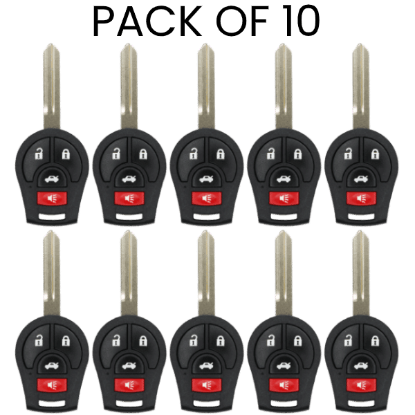 UrbanX Aftermarket Replacement 2015 Nissan NV Key Fob – FCC: CWTWB1U751 – PN: H0561-3AA0B – 4 Button – 10-Pack
