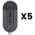UrbanX Aftermarket Fiat Dodge ProMaster 3 Button Flip Key Fcc LTQFI2AM433TX Pack Of 5