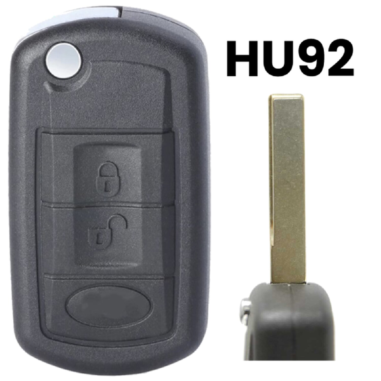 UrbanX Aftermarket 1997-2011 Land Rover 3 Button Flip Key Fcc NT8-15K6014CFFTXA Chip 46 UrbanX Aftermarket 1997-2011 Land Rover 3 Button Flip Key Fcc NT8-15K6014CFFTXA Chip 46 - Image 1