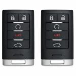 (2-Pack) Replacement 2008-2011 Cadillac STS Key Fob – FCC: M3N5WY7777A – PN: 25943676 – 5 Button