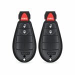 (2-Pack) Replacement 2011-2013 Dodge Durango Key Fob – FCC: IYZ-C01C – PN: 56046706, 56046707 – 3 Button