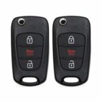 (2-Pack) Replacement 2012-2013 Kia Rio Key Fob – FCC: TQ8-RKE-3F02 – PN: 95430-1W020 – 3 Button