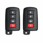 (2-Pack) Replacement 2012 Toyota Camry Key Fob – FCC: HYQ14FBA – PN: 89904-06140 – 4 Button