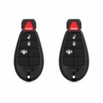 (2-Pack) Replacement 2013-2018 RAM 1500 Key Fob – FCC: GQ4-53T, GQ453T – PN: 68521302 – 4 Button