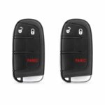 (2-Pack) Replacement 2014-2020 Jeep Grand Cherokee Key Fob – FCC: M3N-40821302, M3N40821302 – PN: 68066349AD – 3