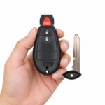 (2-Pack) Replacement 2014-2021 Jeep Grand Cherokee Key Fob – FCC: GQ4-53T, GQ453T – PN: 68508720 – 3 Button