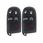 (2-Pack) Replacement 2014 Chrysler 300 Key Fob – FCC: M3N-40821302, M3N40821302 – PN: 56046759AF – 5 Button