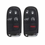 (2-Pack) Replacement 2014 Jeep Grand Cherokee Dodge Durango Key Fob – FCC: M3N-40821302, M3N40821302 – PN: 681435