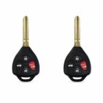 (2-Pack) Replacement 2015 Scion Fr-S Key Fob – FCC: HYQ12BBY – PN: 57497-CA110 – 3 Button