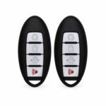 (2-Pack) Replacement 2016-2018 Nissan Pathfinder Key Fob – FCC: 2AOKM-NI7 – PN: 285E3-9PA4A, 285E3-5AA3C, 285E3-5
