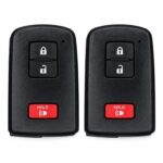 (2-Pack) Replacement 2016 Toyota RAV4 Key Fob – FCC: HYQ14FBA – PN: 89904-52290 – 3 Button