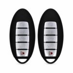 (2-Pack) Replacement 2017-2018 Nissan Rogue Key Fob – FCC: KR5S180144106 – PN: 285E3-6FL7A, 285E3-6FL7B – 5 Butto