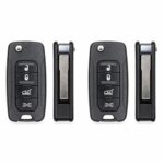 (2-Pack) Replacement 2017 Jeep Renegade Key Fob – FCC: 2ADFTFI5AM433TX – PN: FI5-AM433TX, FI5AM433TX – 4 Button