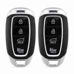 (2-Pack) Replacement 2019-2020 Hyundai Kona Key Fob – FCC: TQ8-FOB-4F19 – PN: 95440-J9001 – 4 Button
