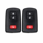 (2-Pack) Replacement 2020-2021 Toyota 4Runner Key Fob – FCC: HYQ14FBA – PN: 89904-0E092, 89904-0E091, 89904-60J70