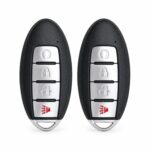 (2-Pack) Replacement 2021 Nissan Kicks Key Fob – FCC: 2AOKM-NI13 – PN: 285E3-5RA6A – 4 Button