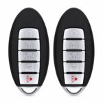 (2-Pack) Replacement 2021 Nissan Rogue Key Fob – FCC: 2AOKM-NI13 – PN: 285E3-6RR7A – 5 Button