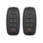 (2-Pack) Replacement 2022-2023 Nissan Pathfinder Rogue Key Fob – FCC: KR5TXPZ3 – PN: 285E3-6RA5A – 4 Button