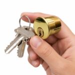 Aftermarket 1 1/2 Inch Mortise Cylinder Brass Finish – Schlage Keyway