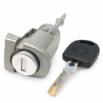 Aftermarket 1998-2006 Volkswagen Audi HU66 LH Driver Door Lock Cylinder Coded