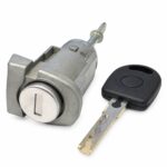 Aftermarket 1998-2006 Volkswagen Audi HU66 LH Driver Door Lock Cylinder Coded