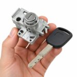 Aftermarket 2008-2014 Honda Acura Left Door Lock Cylinder Coded