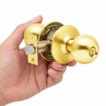 Aftermarket DEXTER Grade 2 Entry Office Cylindrical Knob Lock Bright Brass Finish