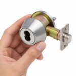 Aftermarket DEXTER Grade 2 Single Cylinder Deadbolt 2-3/8″ or 2-3/4″ Adjustable Backset SFIC Prep Less Core Satin