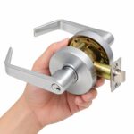 Aftermarket Grade 2 Entry/Office Cylindrical Lock Non-Clutching Regular Lever 3″ Rose Diameter Satin Chrome Finis