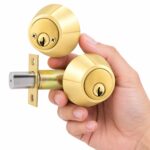 Aftermarket Grade 3 Double Cylinder Deadbolt, 2-3/8″ or 2-3/4″ Adjustable Backset Conventional Cylinder Brass Fin