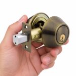 Aftermarket Grade 3 Double Cylinder Deadbolt, 2-3/8″ or 2-3/4″ Adjustable Backset Conventional Cylinder Brush Ant