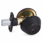Aftermarket Grade 3 Single Cylinder Deadbolt, 2-3/8″ or 2-3/4″ Adjustable Backset Conventional Cylinder Oil Rubbe