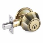Aftermarket Grade 3 Single Cylinder Deadbolt, 2-3/8″ or 2-3/4″ Adjustable Backset Conventional Cylinder Antique B