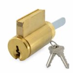 Aftermarket Matech Key in Knob (KIK) Cylinder SC1 Polished Brass Finish